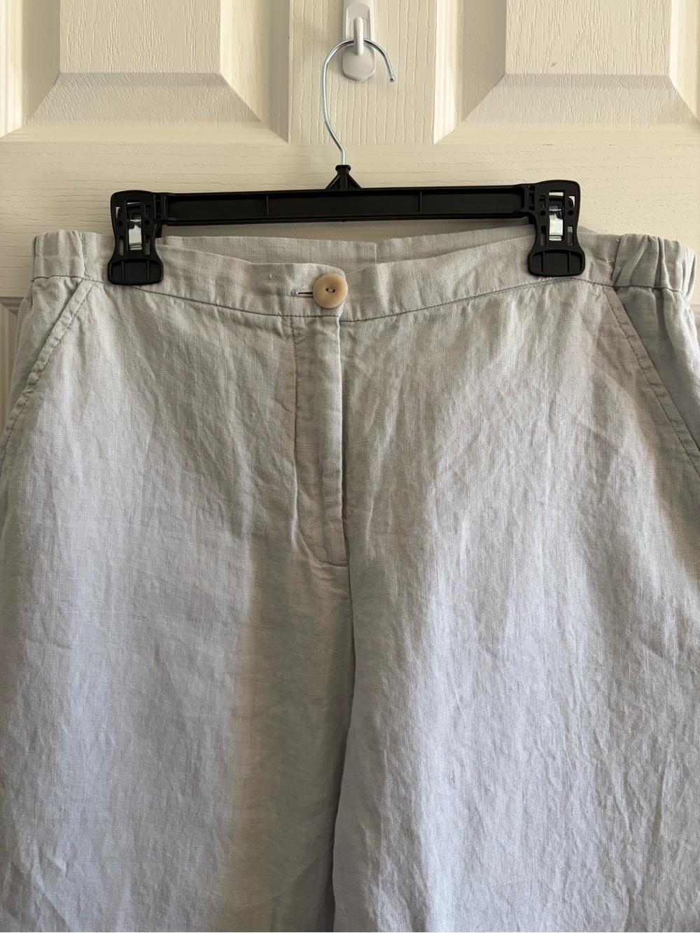 FLAX Dove Grey Women’s Linen “Sunny Pant”NWT